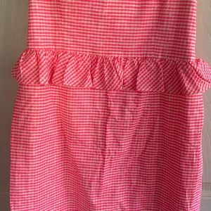 Strapless Lily Pulitzer ruffle dress
